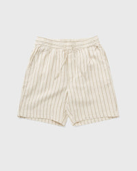 Les Deux Otto Striped Linen Shorts beige