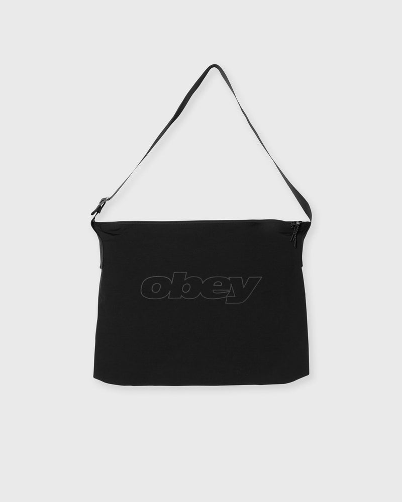 Obey Explorer Messenger Bag Black
