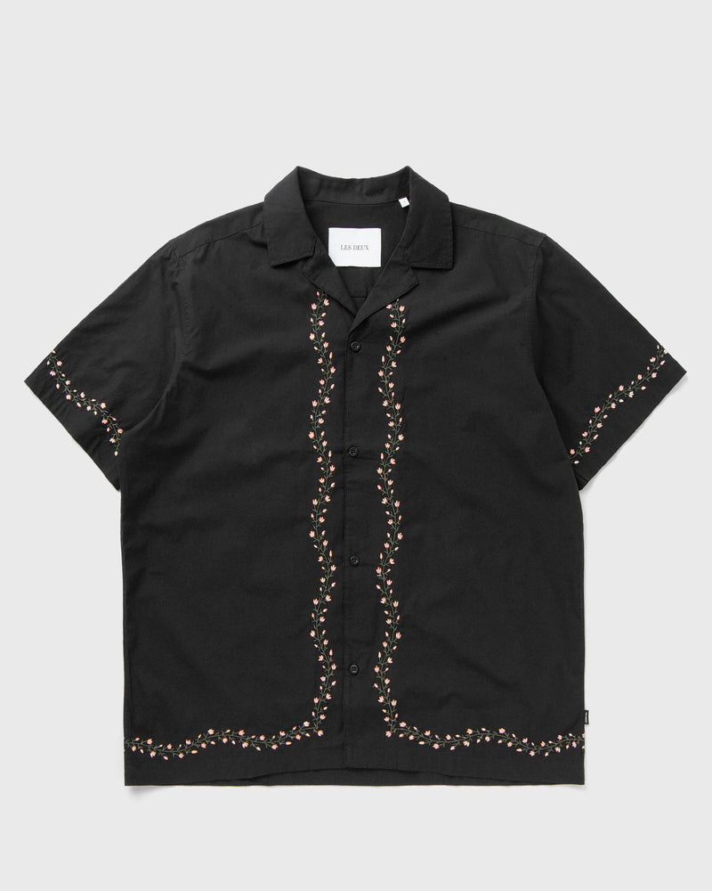 Les Deux Lesley Embroidery SS Shirt black