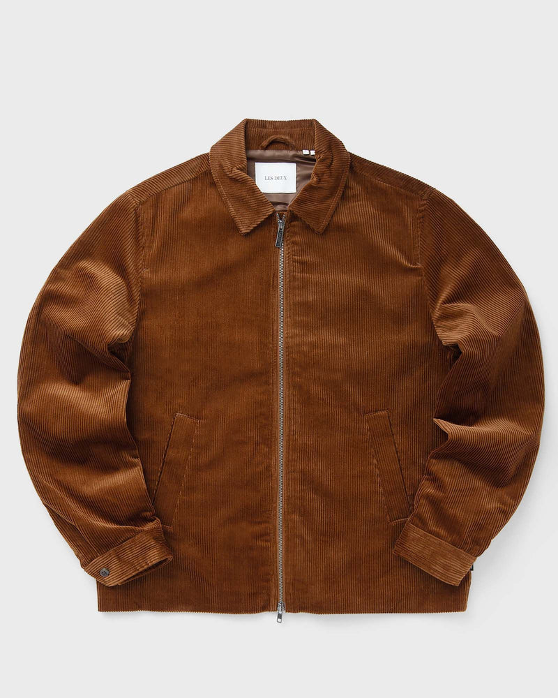Les Deux Marchall Corduroy Coach Jacket brown