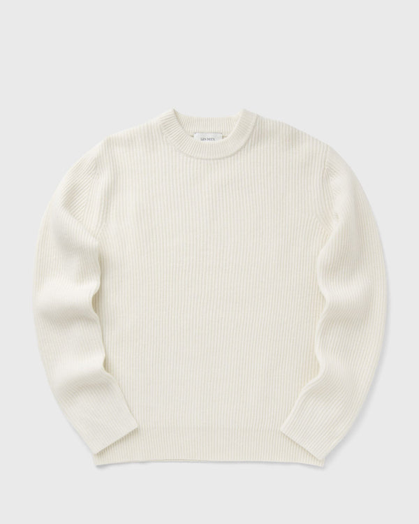 Les Deux Eddie Wool Rib Crewneck Knit beige
