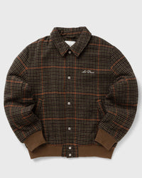 Les Deux Varsity Houndstooth Jacket brown