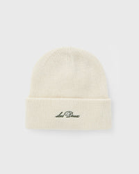 Les Deux Wayne Embroidered Beanie beige