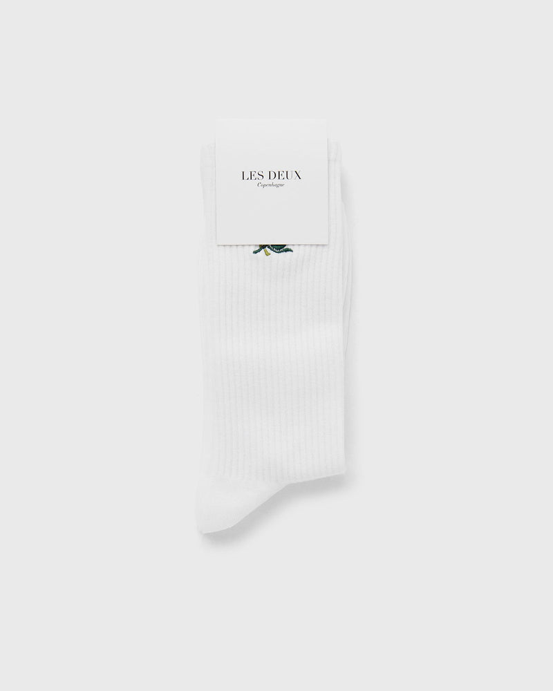 Les Deux Felipe Socks 2-pack white