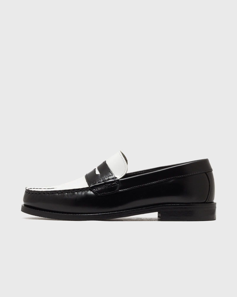 Les Deux Willard Contrast Loafer black|white