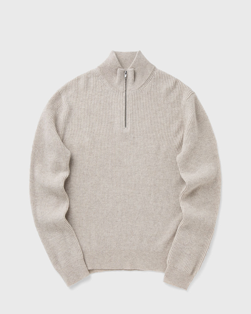 Les Deux Eduard Half-zip Knit Jumper beige
