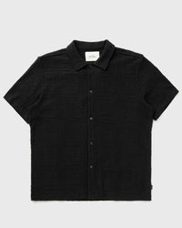 Les Deux Hector Pointelle Ss Shirt Black