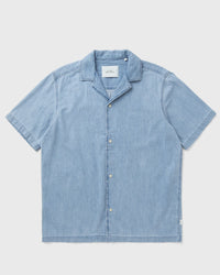 Les Deux Lesley Denim Ss Shirt Blue