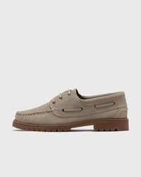 Les Deux Taylor Suede Boat Shoe Beige