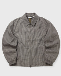 Les Deux Mini Check Zipper Jacket Beige