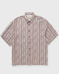 Reternity Watercolor Short Sleeve Shirt Brown|white