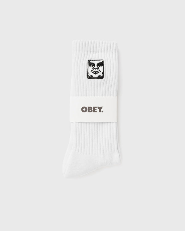 Obey Icon face socks white