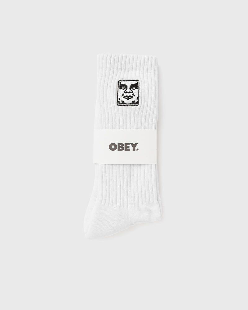 Obey Icon face socks white