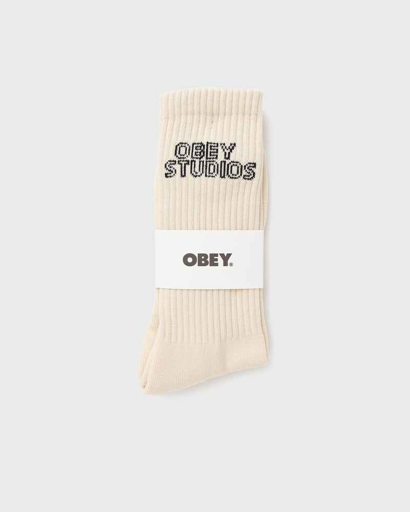 Obey Obey studios socks beige