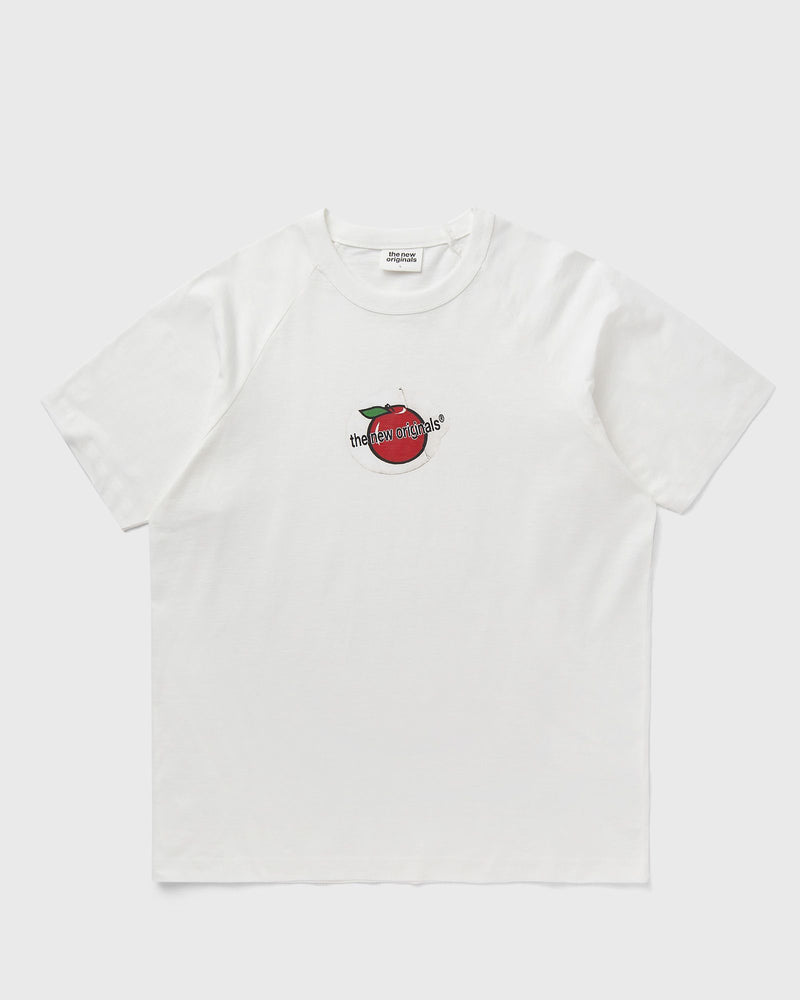 The New Originals Apple Sticker Raglan Tee White