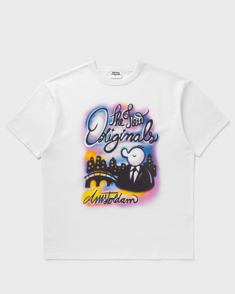 The New Originals FREDDY AIRBRUSH TEE white
