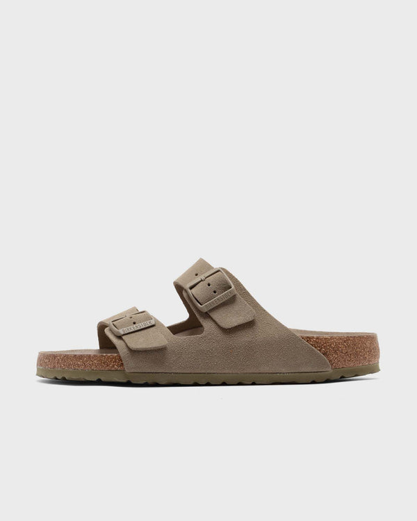 Birkenstock Arizona Soft Footbed Suede Leather green