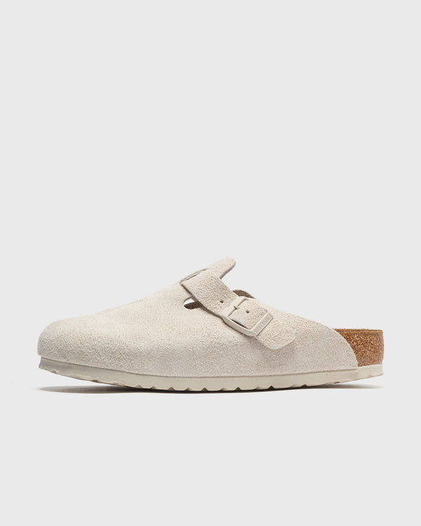 Birkenstock Boston Velourleder white