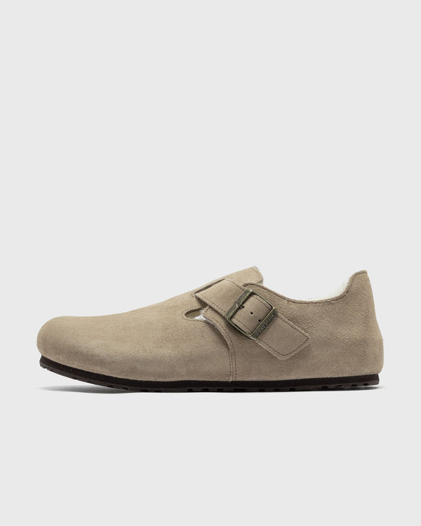 Birkenstock London Shearling Suede Leather