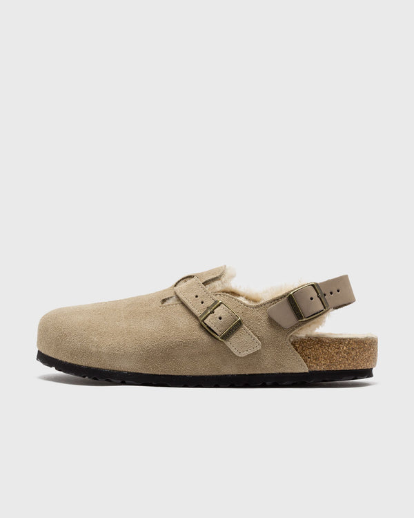 Birkenstock Tokio Shearling Suede Leather/Fur