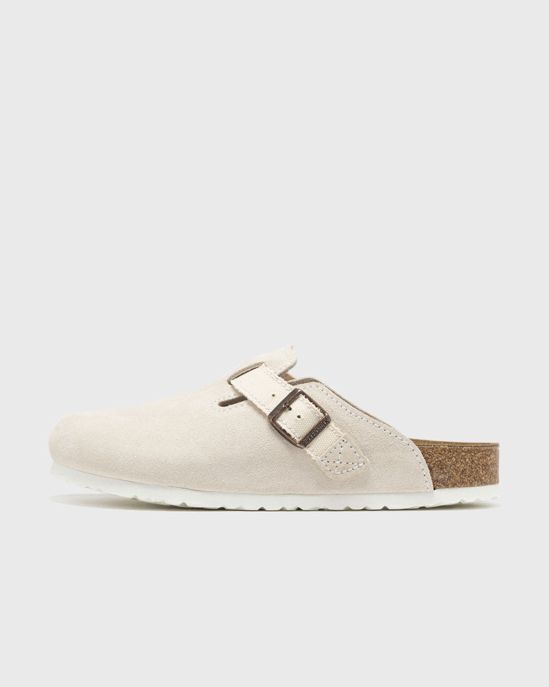 Birkenstock Boston Suede Can Leve white