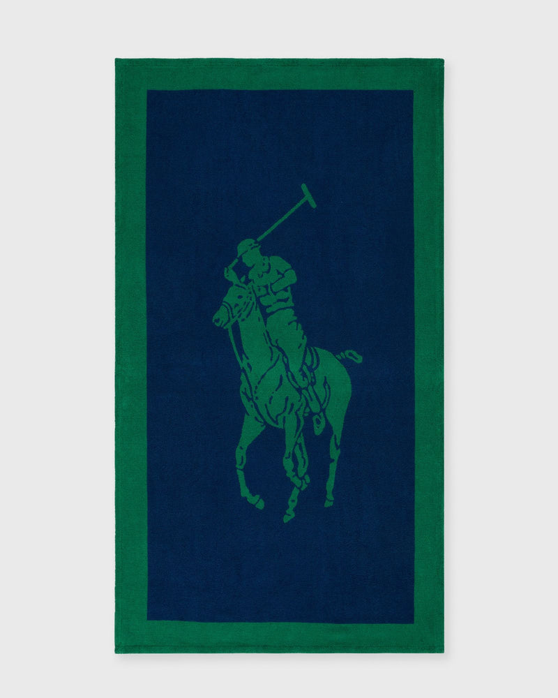 Polo Ralph Lauren POLO JACQUARD BEACH TOWEL 100CM X 170CM blue|green