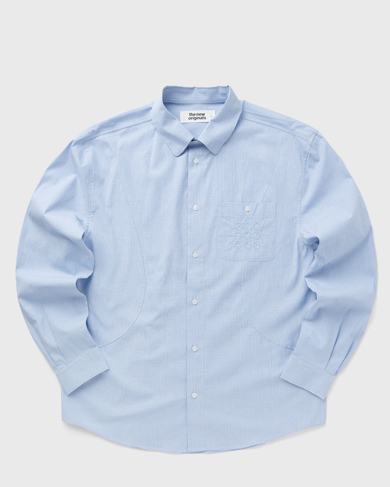 The New Originals CURVE SHIRT blue