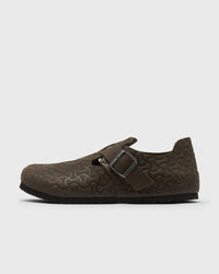 Birkenstock London Embossed Leather Beige