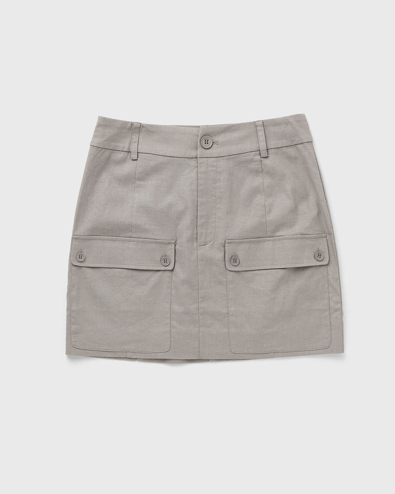 Gestuz GZLIANE LINEN MW SKIRT grey