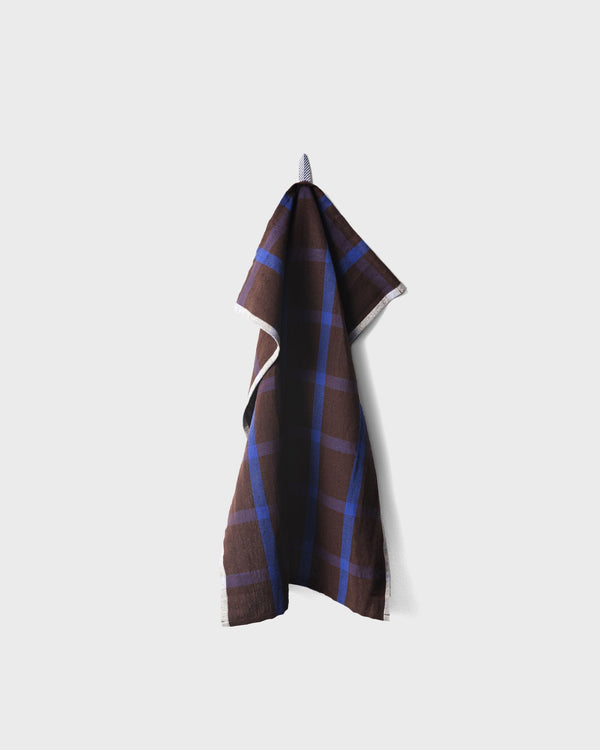 Ferm LIVING Hale Tea Towel blue|brown