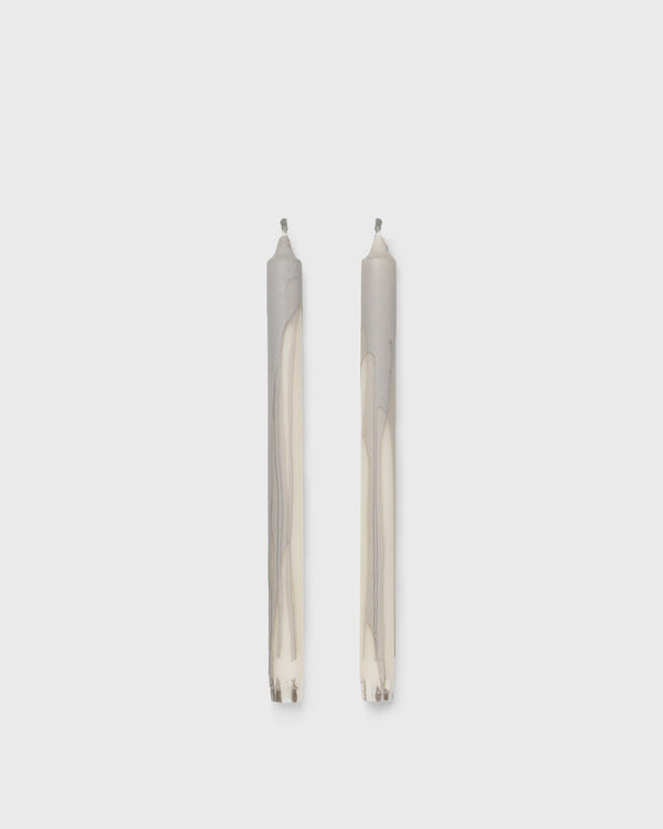 Ferm LIVING Dryp Candles - Set of 2 grey