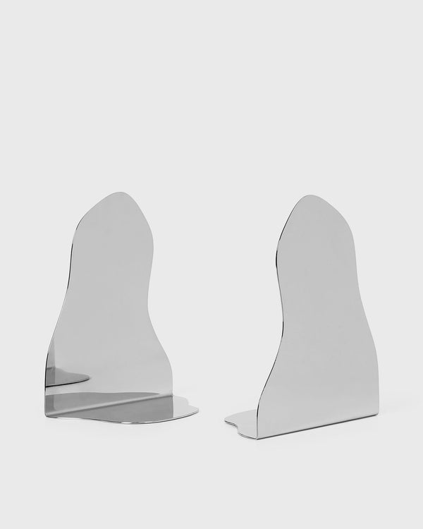 Ferm LIVING Pond Bookends - Set of 2 silver