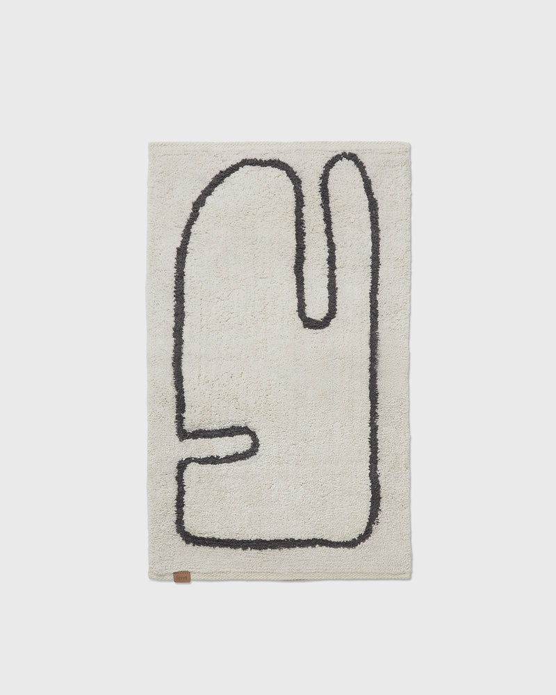 Ferm Living Lay Washable Mat white