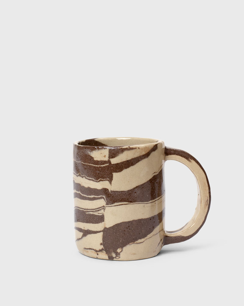 Ferm Living Ryu Mug-tall-sand/brown brown|beige