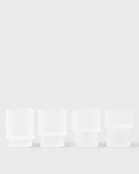 Ferm Living Ripple Glasses - Set Of 4 blue