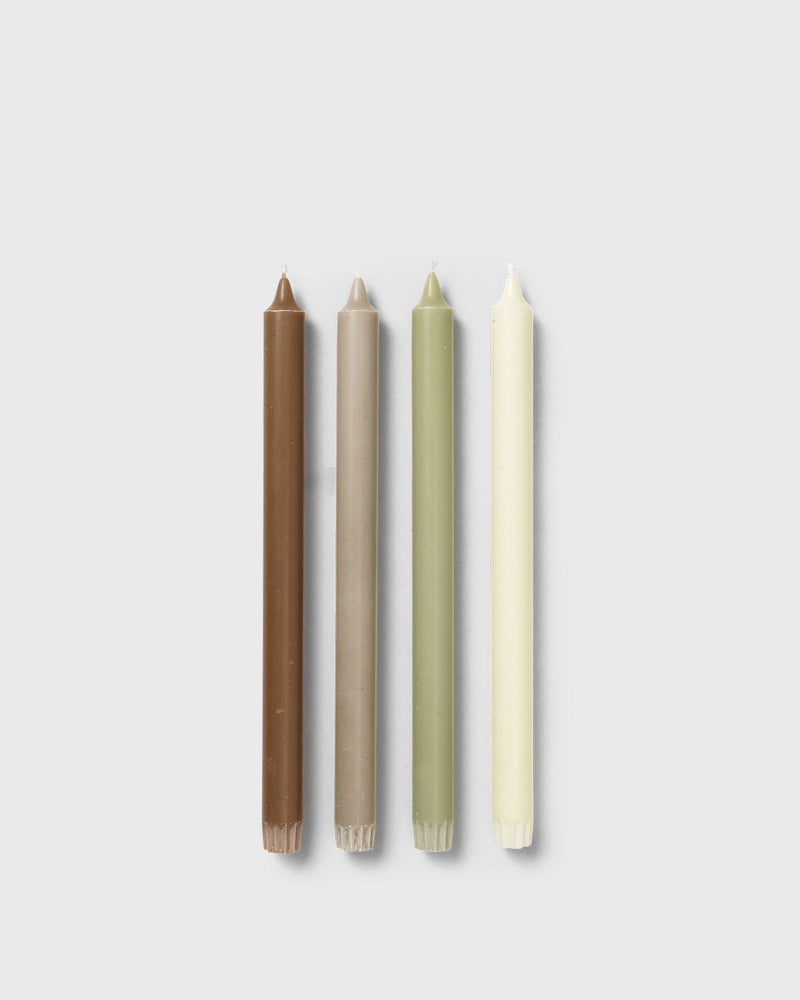 Ferm Living Pure Candles-setof4-botanic Blend multi