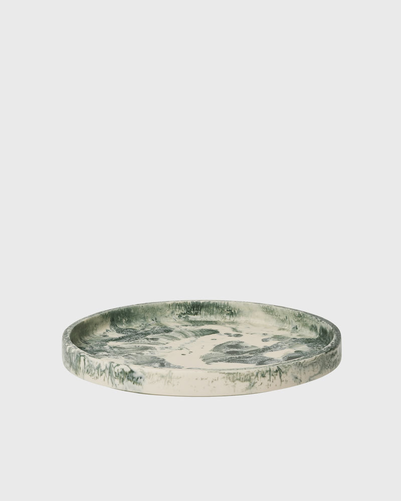Ferm Living Mist Tray - Ø30 - Emerald Off-white