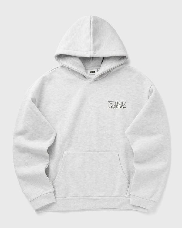 Obey Nico extra heavy hood grey