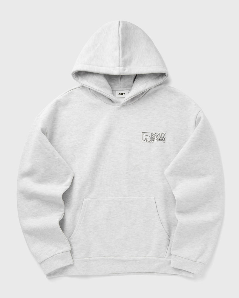 Obey Nico extra heavy hood grey