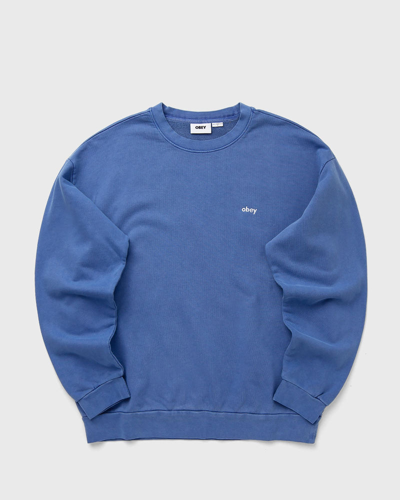 Obey Lowercase Pigment Crew Blue