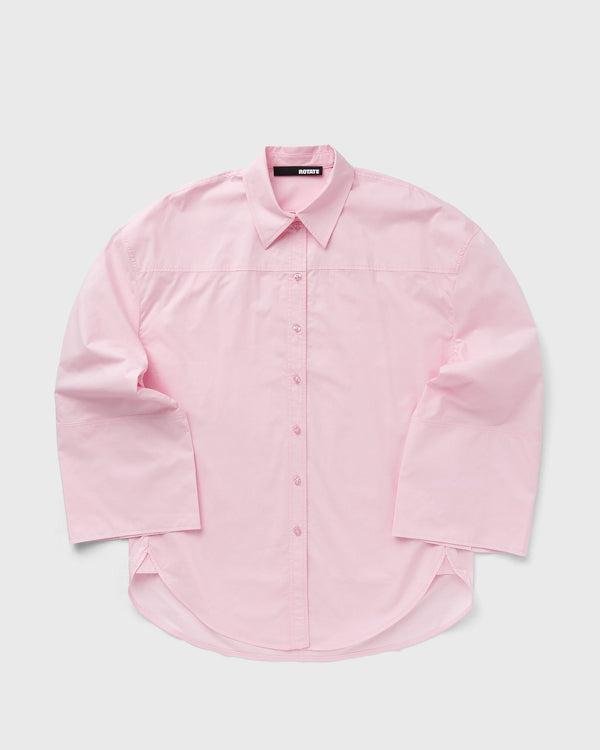 ROTATE Birger Christensen Oversized Shirt pink