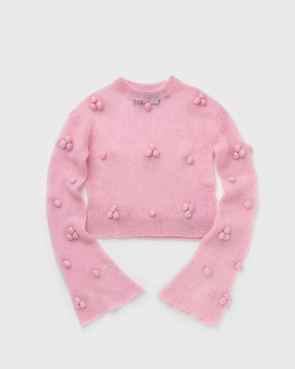 ROTATE Birger Christensen Light Knit LS Sweater pink