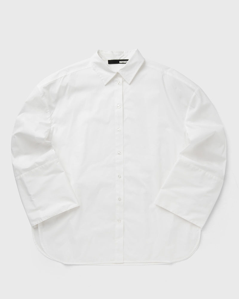 ROTATE Birger Christensen OVERSIZED MENS SHIRT white