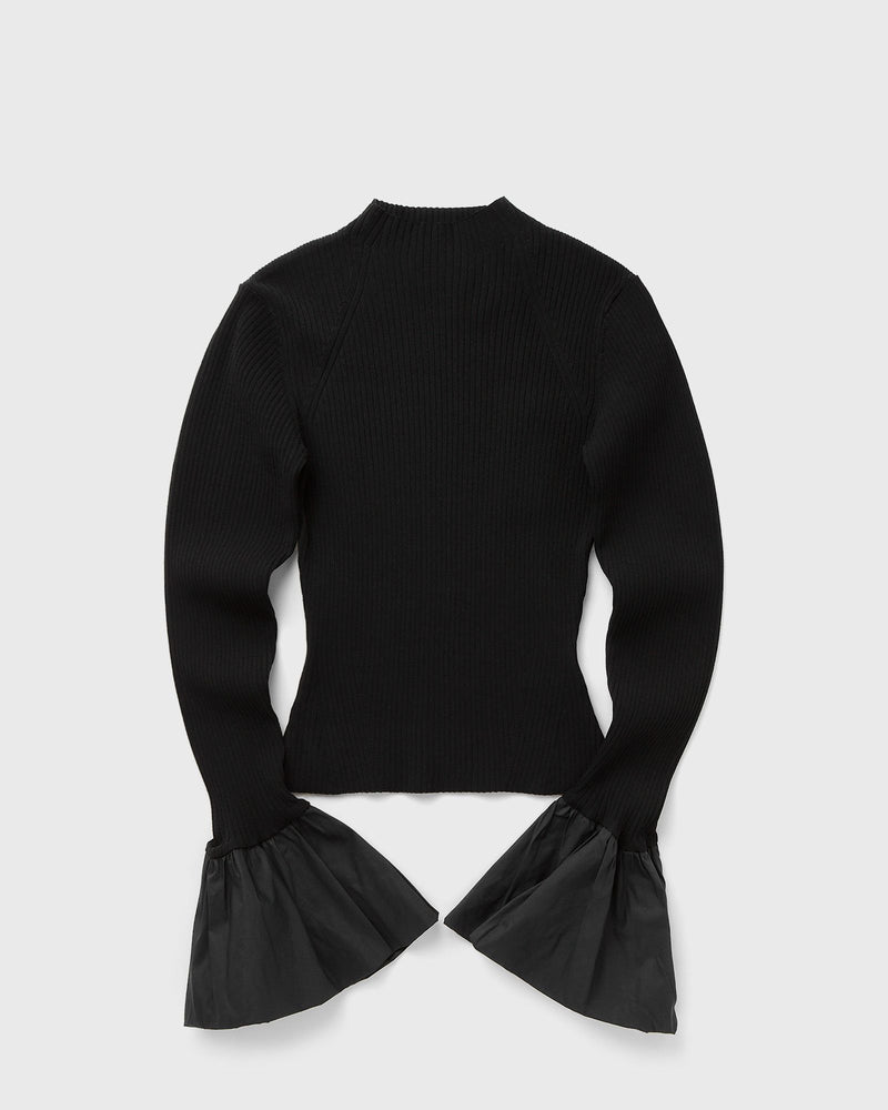 ROTATE Birger Christensen Knit High Neck Top black
