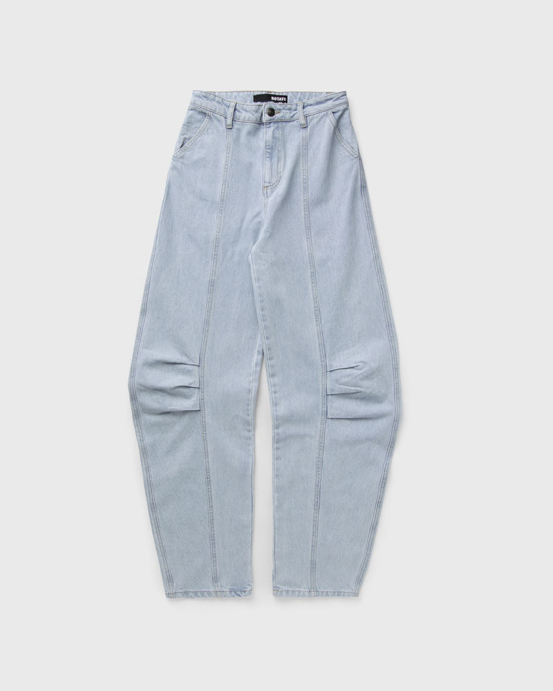 Rotate Birger Christensen Cargo Denim Pants Blue