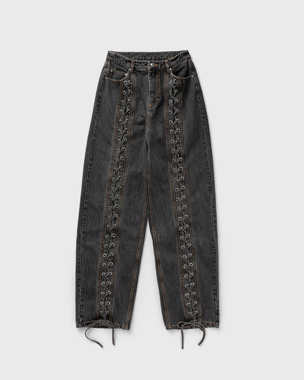 Rotate Birger Christensen Denim Laced Leg Pants