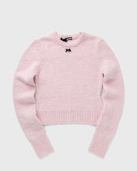 Rotate Birger Christensen Cotton Knit Pullover Pink