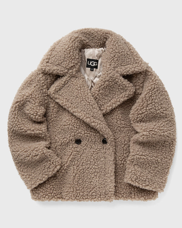 Ugg WMNS GERTRUDE SHORT TEDDY COAT grey