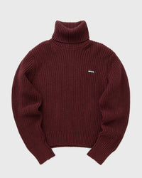 Rotate Birger Christensen Knit Turtleneck Jumper Red