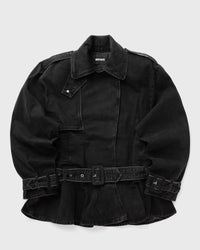 Rotate Birger Christensen Denim Biker Jacket black